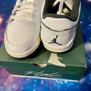 Classic White Jordan “Flights” Sneakers